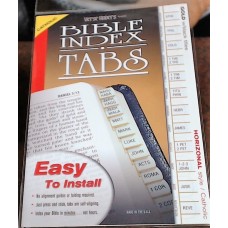 Bible Index Tabs (Horizontal Style)